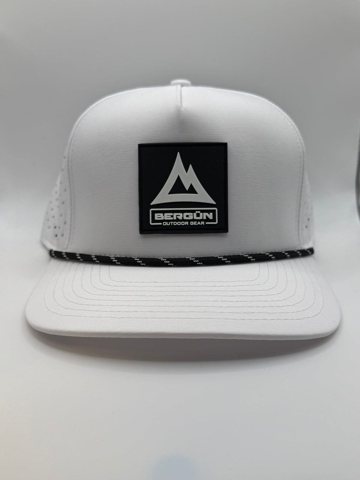 White signature logo hat